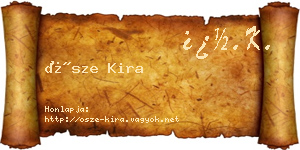 Ősze Kira névjegykártya